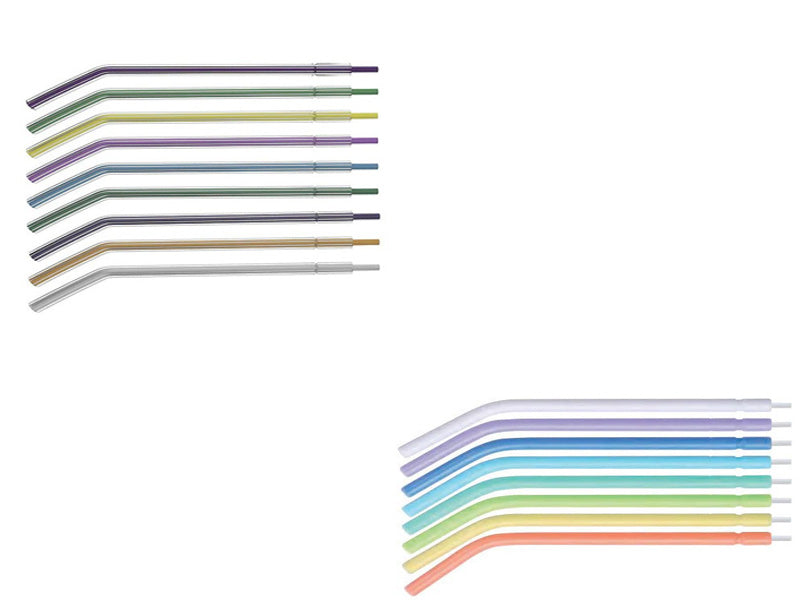RMH3 Dental Disposable Air-Water Syringe Tips, Assorted Colors, 250 Pcs/bag