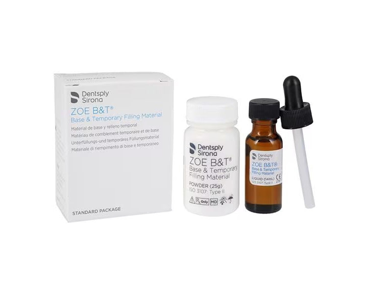 Dentsply ZOE B&T Self-Cure Zinc Oxide Eugenol Temporary Frilling Material 25GM