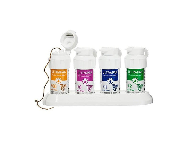Ultradent Ultrapak Retraction Cord Plain Knitted - 8ft (96 inch, 244 cm) cord per bottle