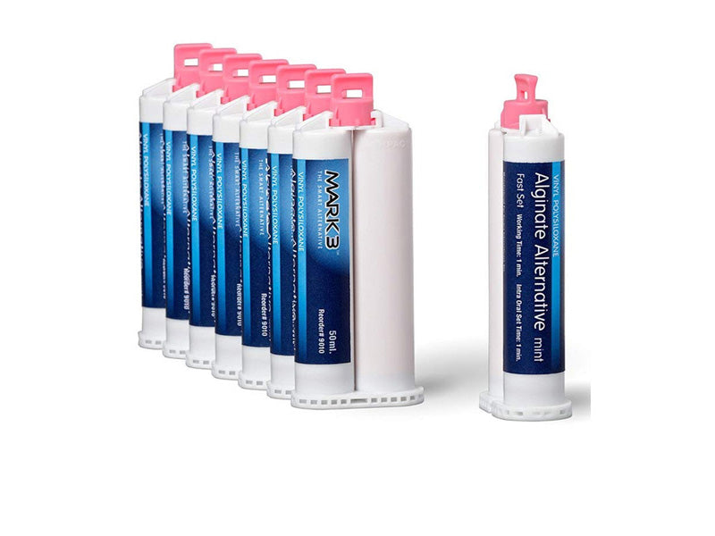 Mark 3 Alginate Alternative Fast Set Mint Flavor 8 x 50mL cartridges