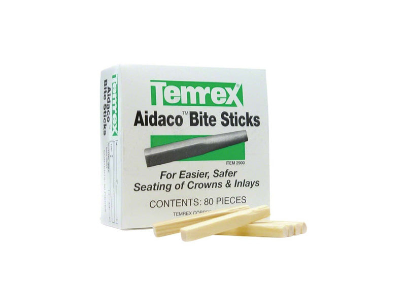 Temrex Aidaco Bite Sticks 80PCS - 2" x 1/4"