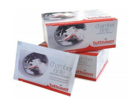 Tuttnauer Chamber Brite Powdered Autoclave Cleaner in Premeasured Packets 10PACKS