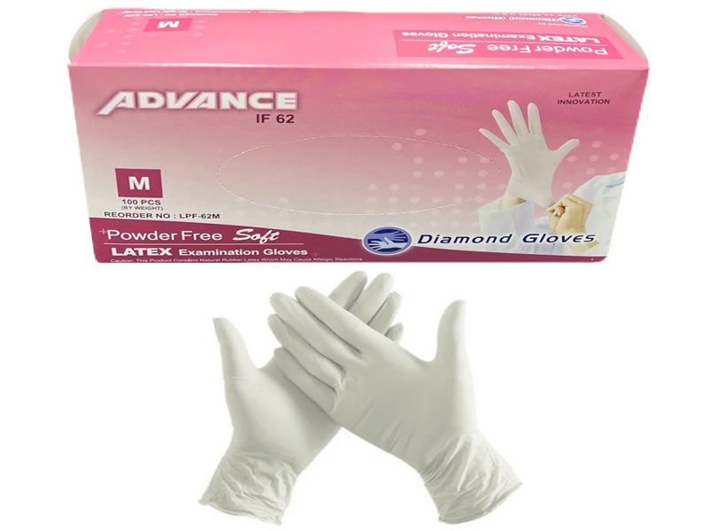 Diamond Gloves Advance Powder Free Latex 100PCS