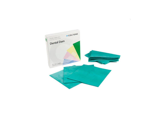 Coltene Hygenic Medium Green Non-Latex Dental Dam 15PCS