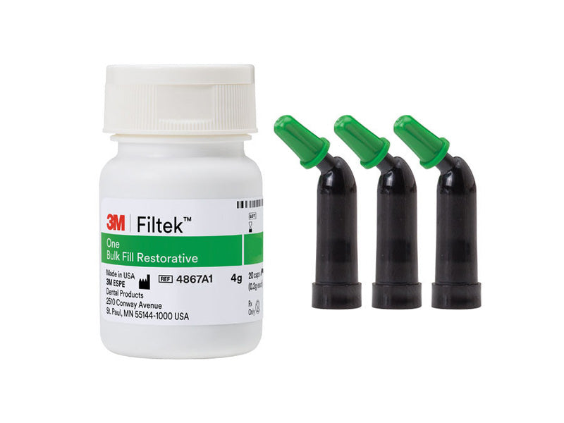 3M ESPE Filtek One Bulk Fill Posterior Restorative Capsules Refill 20 x 0.2 gm capsules