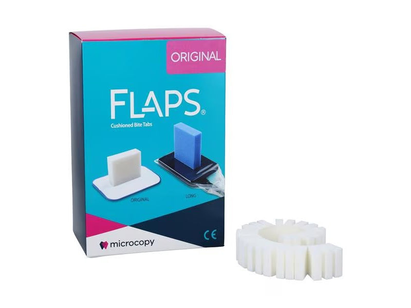 Microcopy FLAPS Original for Dental X-Ray Film & Digital Sensor Cushioned Bite Tabs 500 TABS