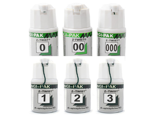 Gingi-Pak Max Z-Twist Epinephrine Knitted Retraction cord 1 BOTTLE