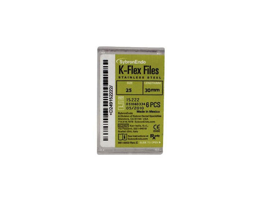 Kerr Sybron K-Flex Files 30MM 6PCS