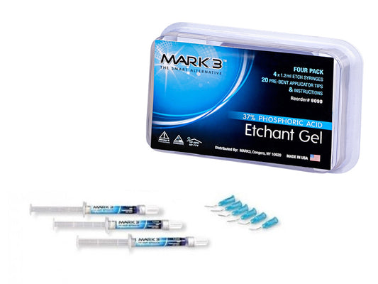 Mark 3 Etch Gel 37% Phosphoric Acid 4 x 1.2 ML Syringes