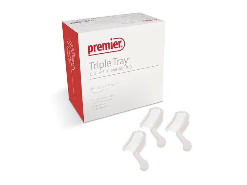 Premier 3 in 1 Triple Tray Dual-arch Impression Tray