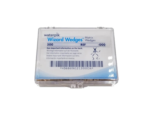 Water Pik Wizard Wedges Triangular Birchwood Matrix Wedges 500PCS