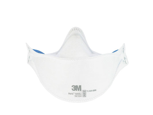 3M Aura NIOSH N95 Respirator 9205+  10 Pack