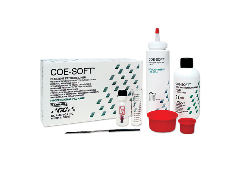 GC America Coe-Soft Professional Package Soft Denture Reline Material