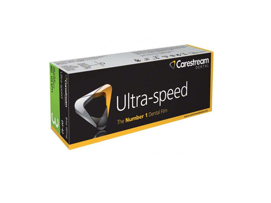 Carestream (Kodak) Ultra-speed DF-42 #3 Bite-Wing Dental X-Ray film in a 1-Film Paper packet 100 PCS