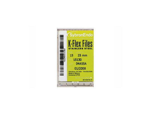 Kerr Sybron K-Flex Files 25MM 6PCS